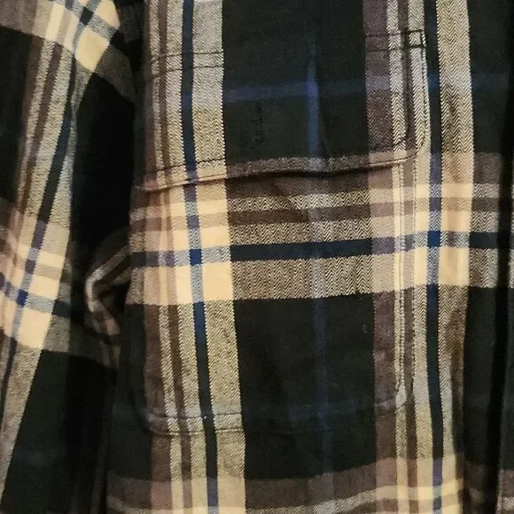 Carhartt Original Fit Plaid Flannel Shirt M - Picture 3 of 7